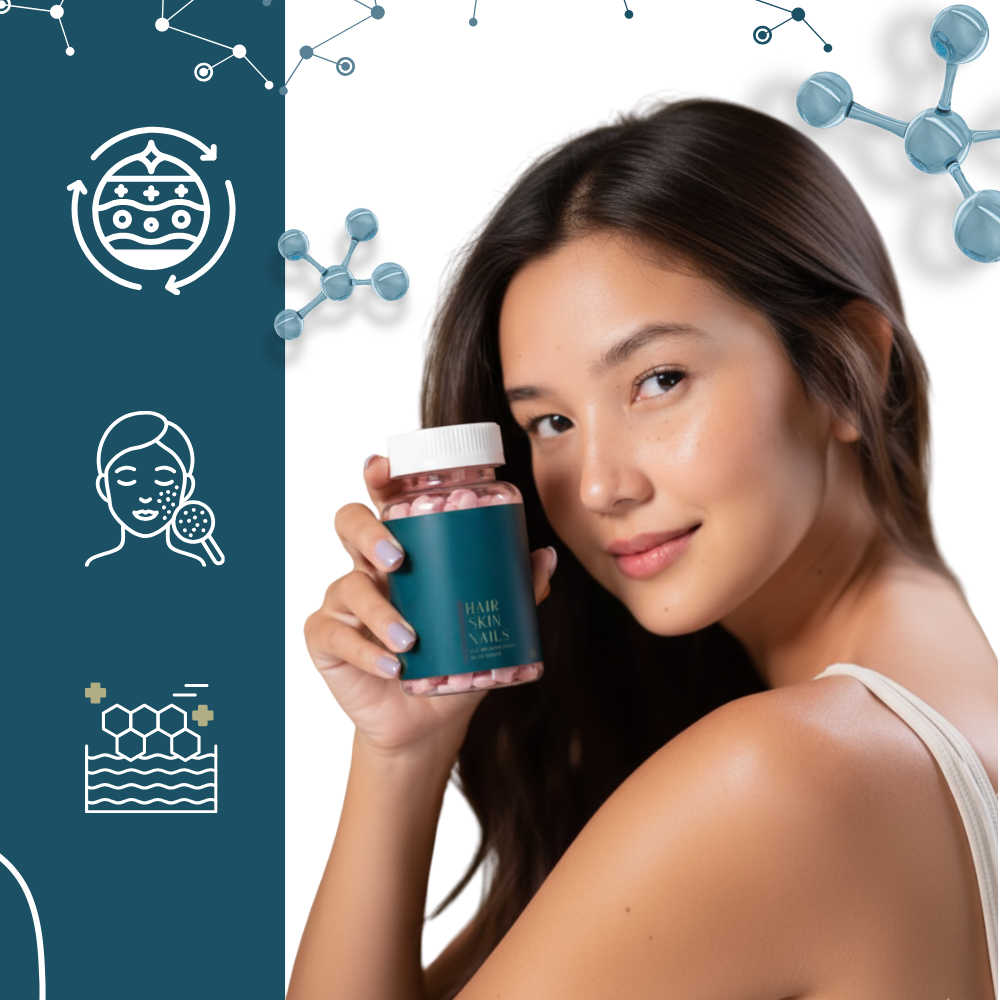 Gominolas de vitamina biotina de frambuesa - Ozerty