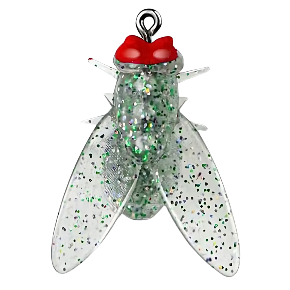Cebo realista con forma de mosca -Verde - Ozerty