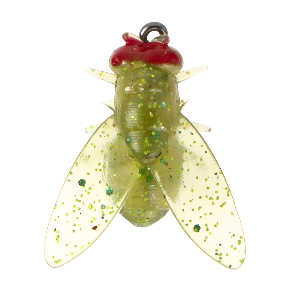 Cebo realista con forma de mosca -Verde - Ozerty