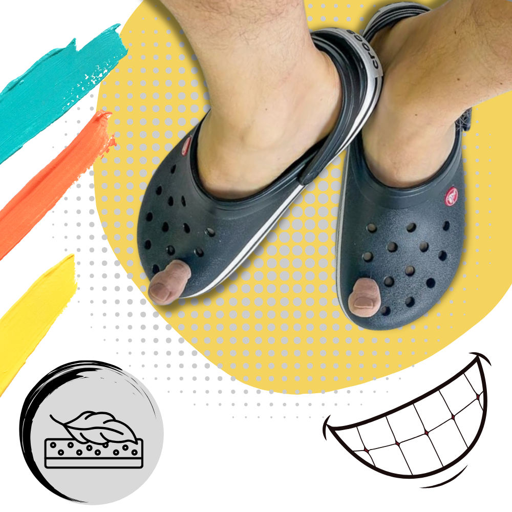 Pines realistas con forma de dedos para Crocs - Ozerty