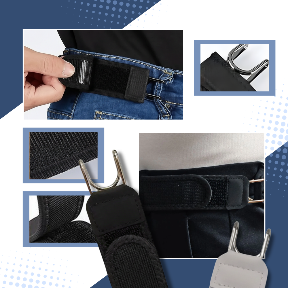 Cinturón lateral para hombre Easy Wear reforzado - Ozerty