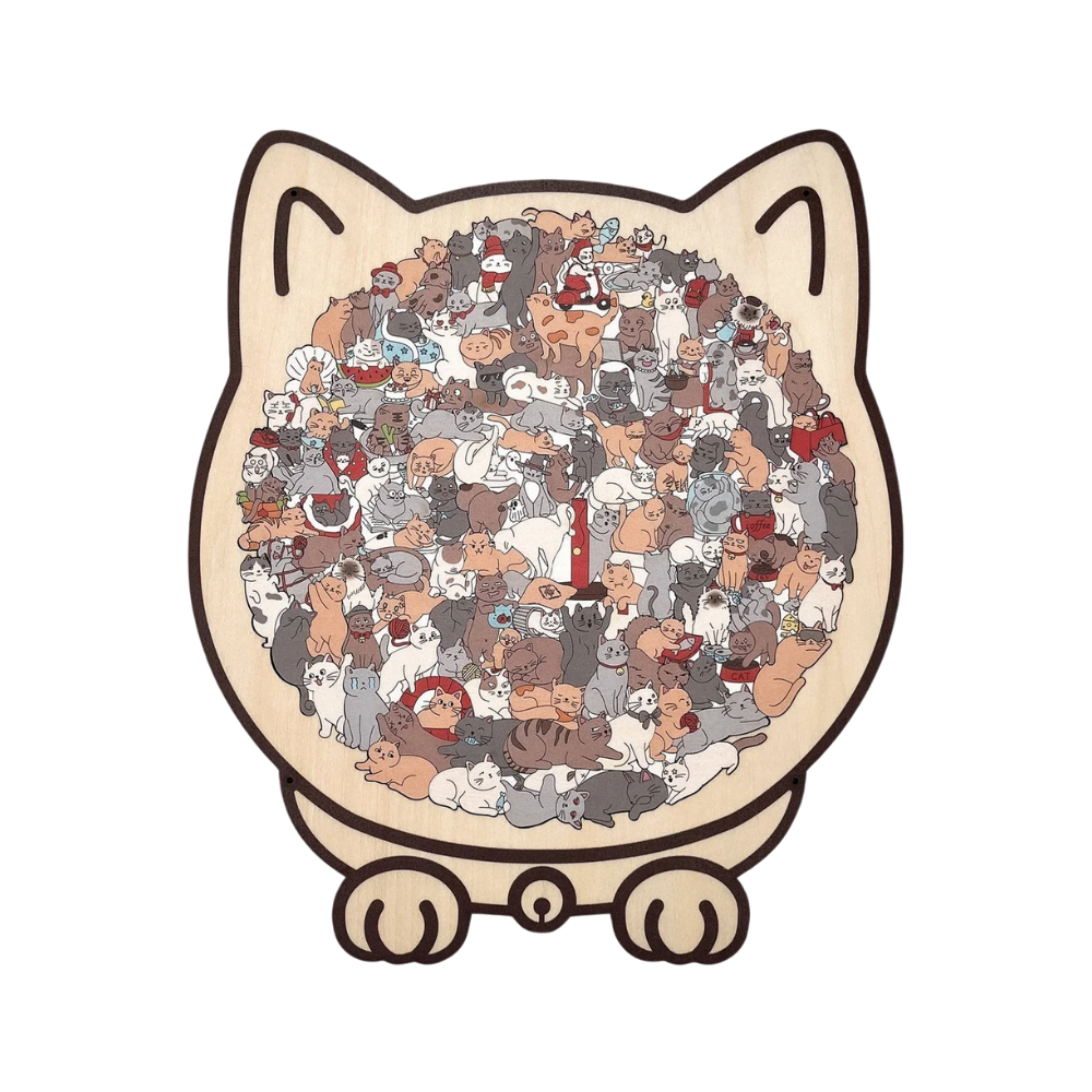 Relajante rompecabezas de gato -Gato clásico - Ozerty