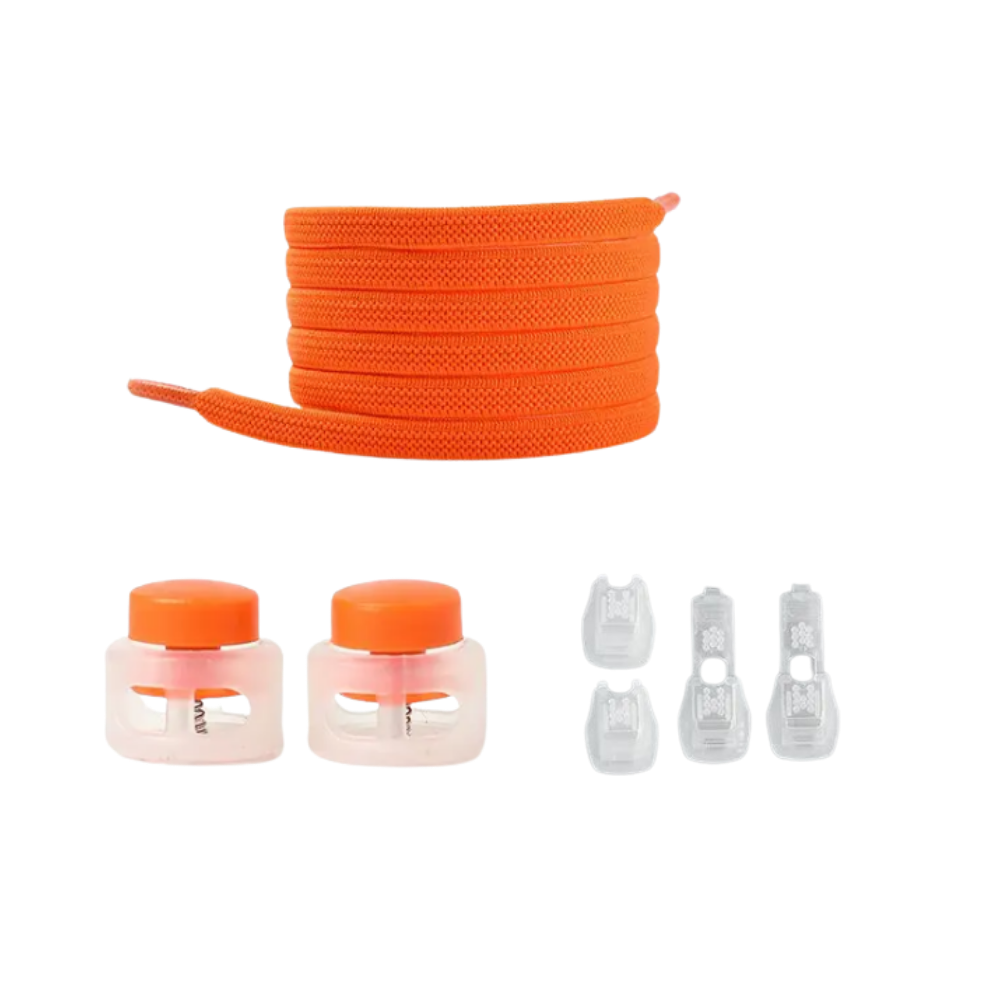 Modernos topes para cordones
 -Naranja - Ozerty