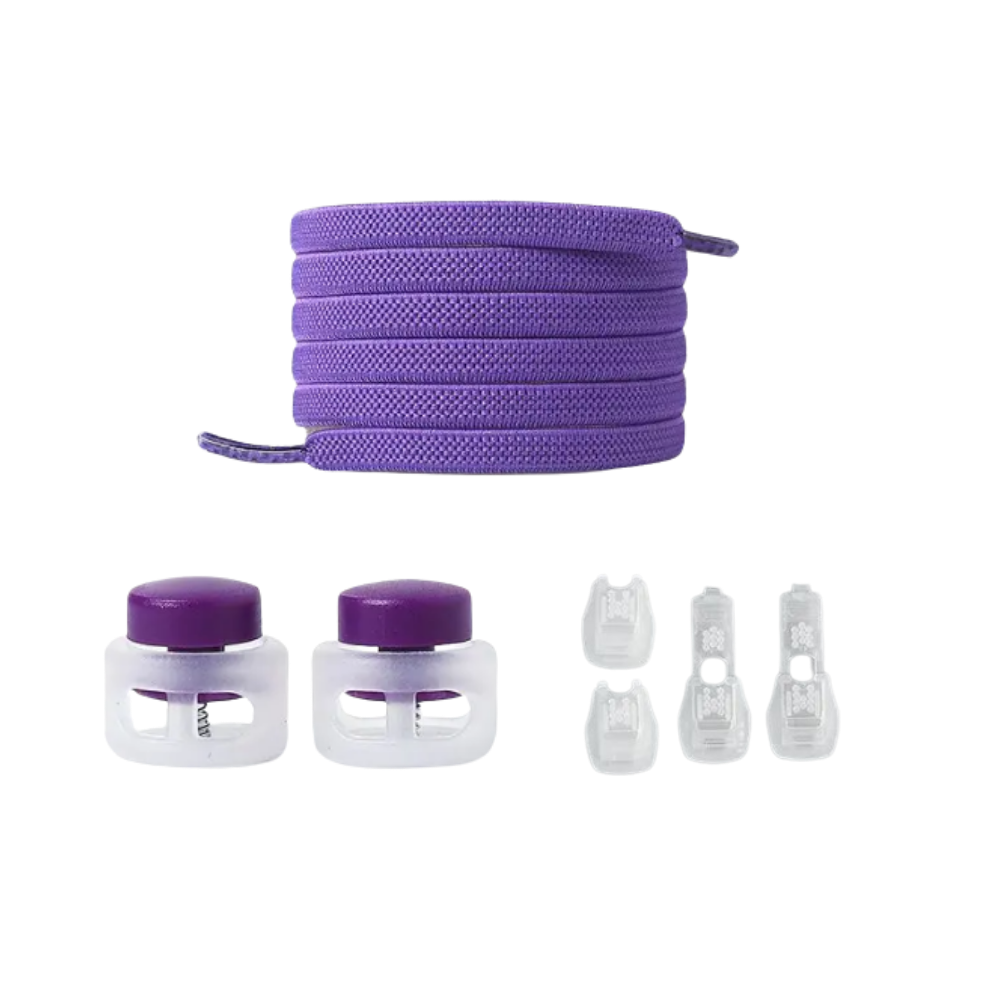 Modernos topes para cordones
 -Morado - Ozerty