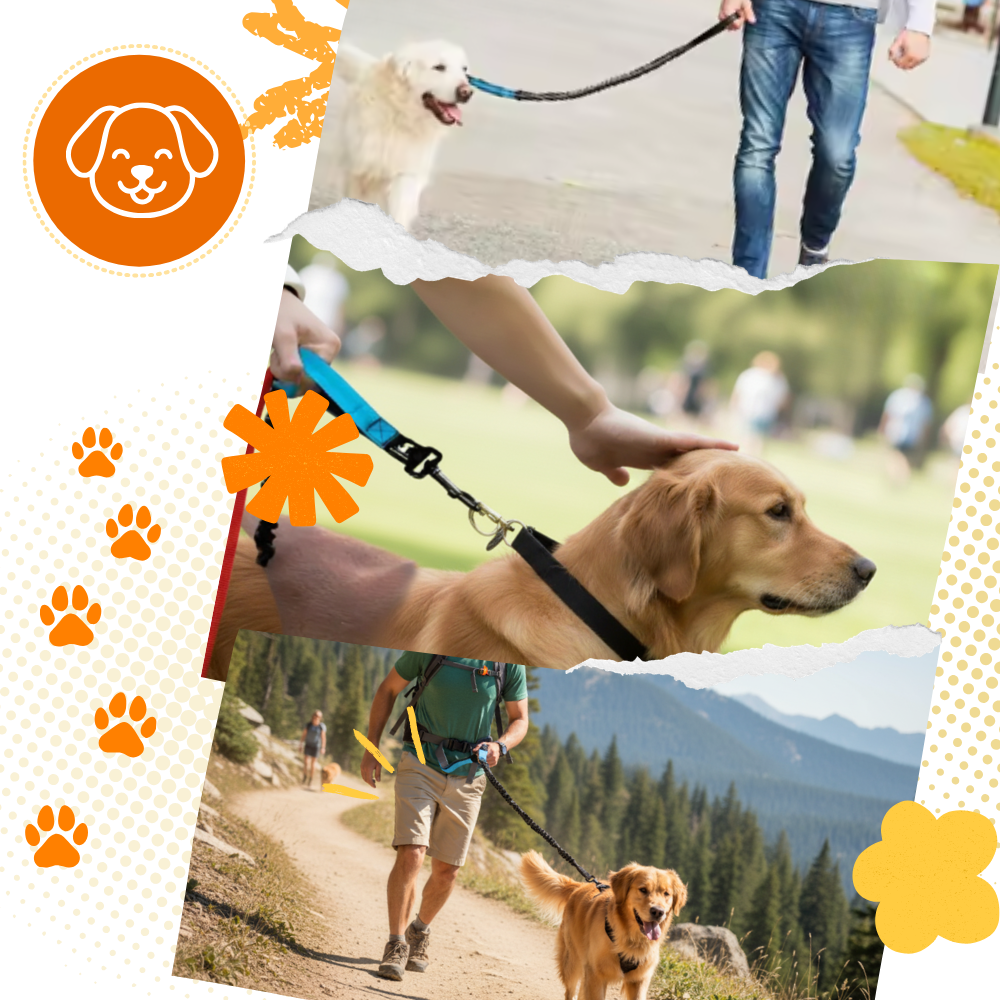 Correa de seguridad ergonómica para perros - Ozerty