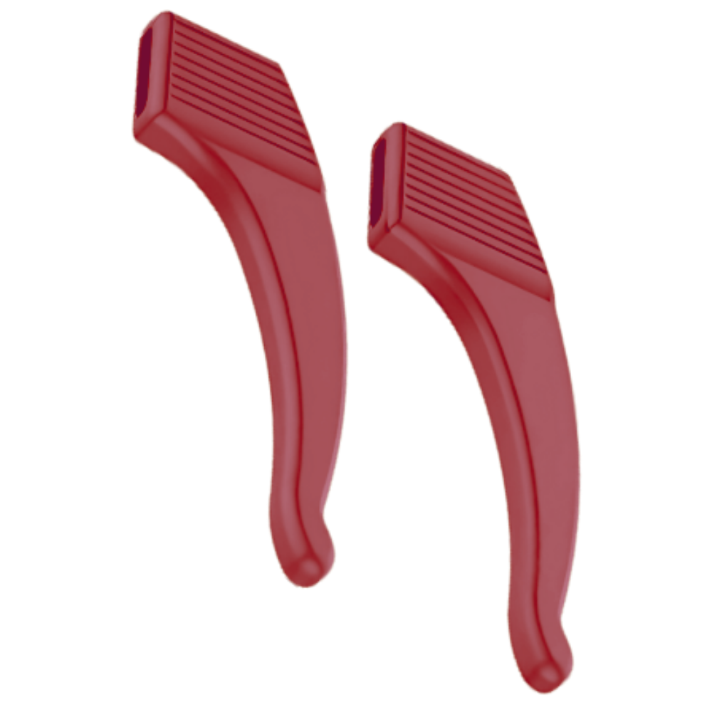 Ganchos antideslizantes para gafas -Rojo - Ozerty