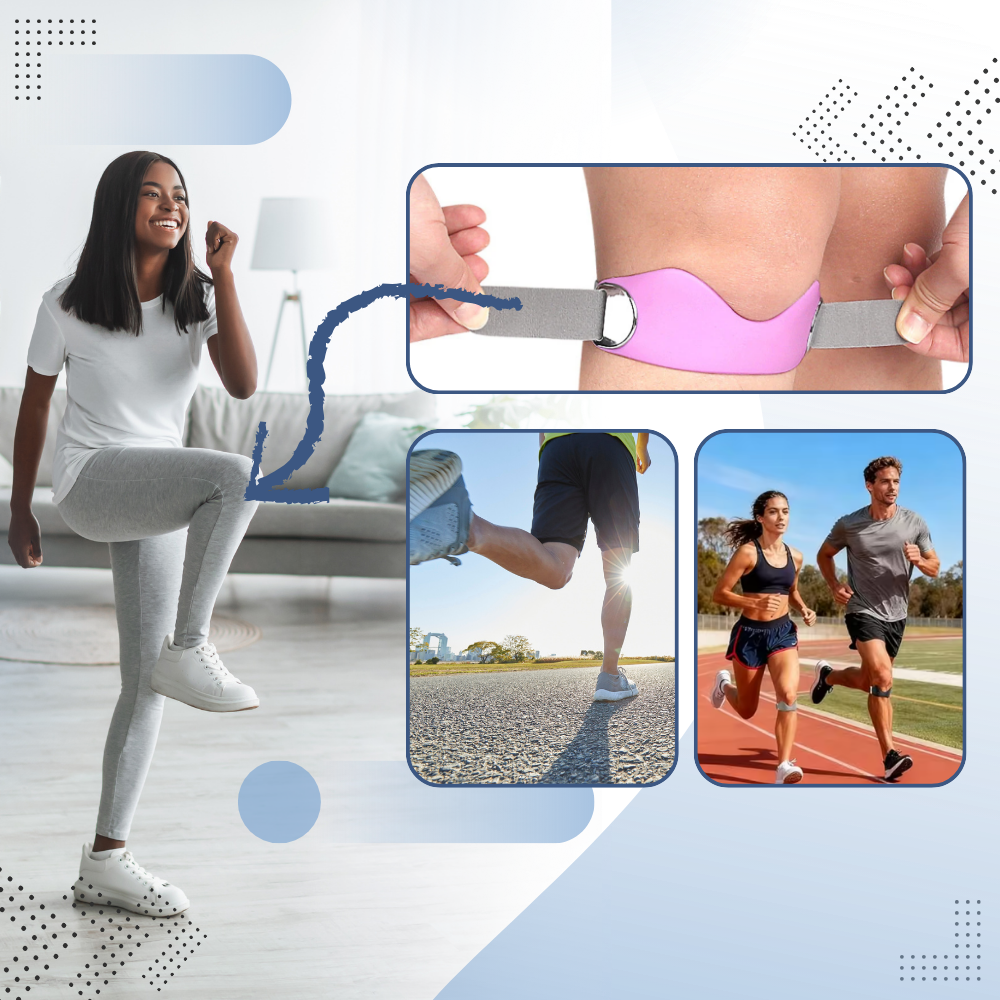 Rodillera flexible con amortiguación - Ozerty