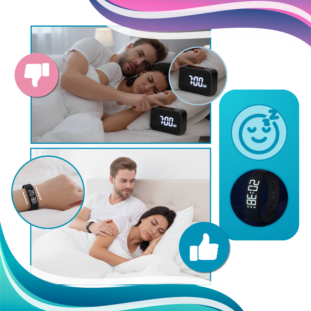 Pulsera con alarma silenciosa para despertarse - Ozerty