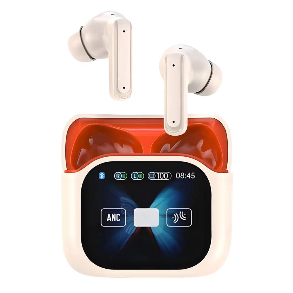 Auriculares inteligentes con cancelación de ruido -Beige - Ozerty