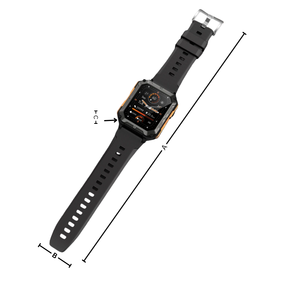 Reloj táctico inteligente con blindaje - Ozerty