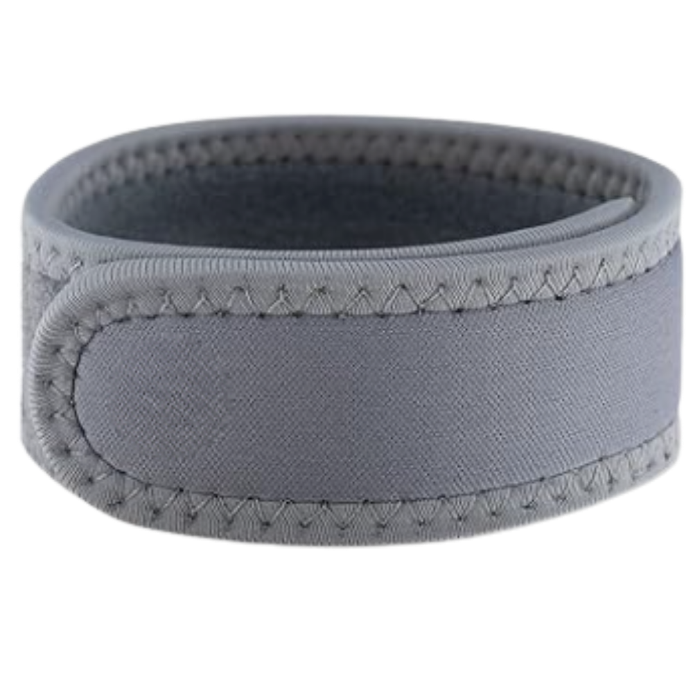 Cinturón elástico con cierre a presión -Gris - Ozerty