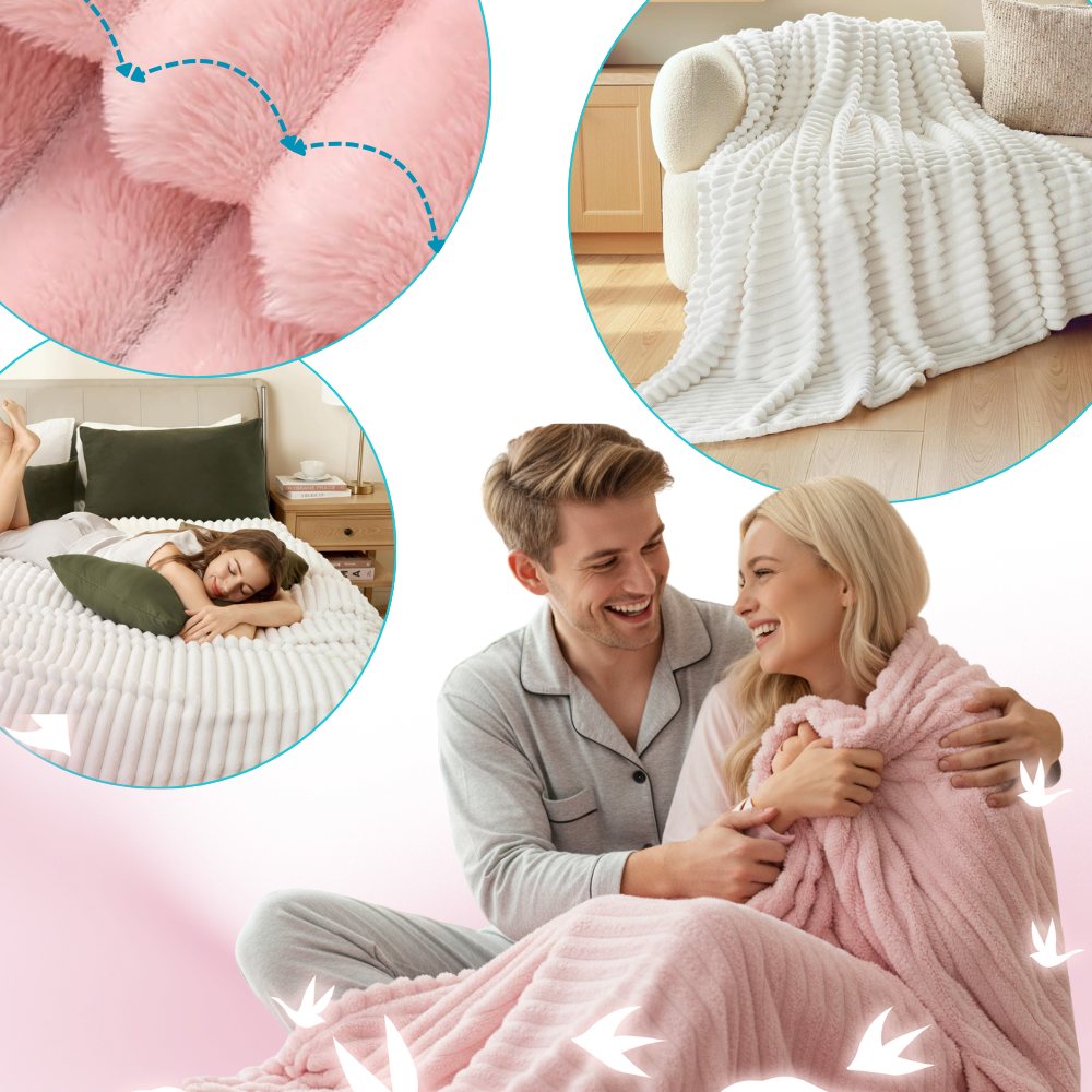 Manta de franela suave y acogedora - Ozerty