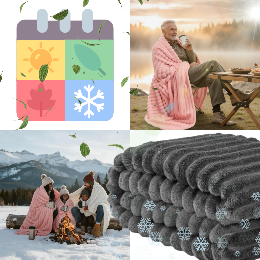 Manta de franela suave y acogedora - Ozerty