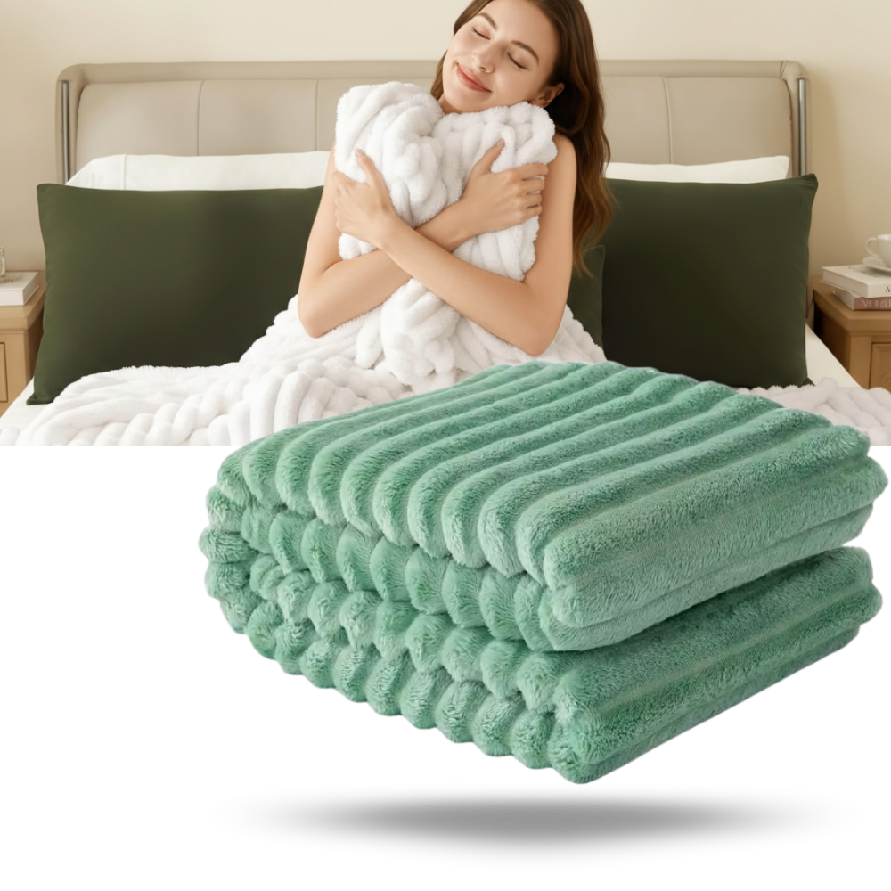 Manta de franela suave y acogedora - Ozerty