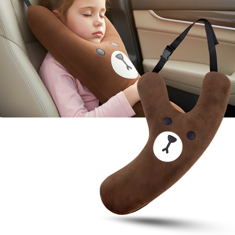 Almohada suave con relieve para el cinturón de seguridad infantil - Ozerty