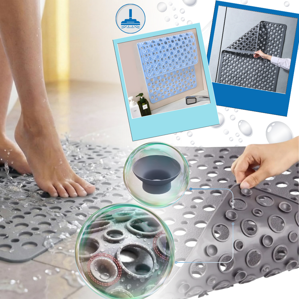 Alfombrilla de baño relajante y segura - Ozerty