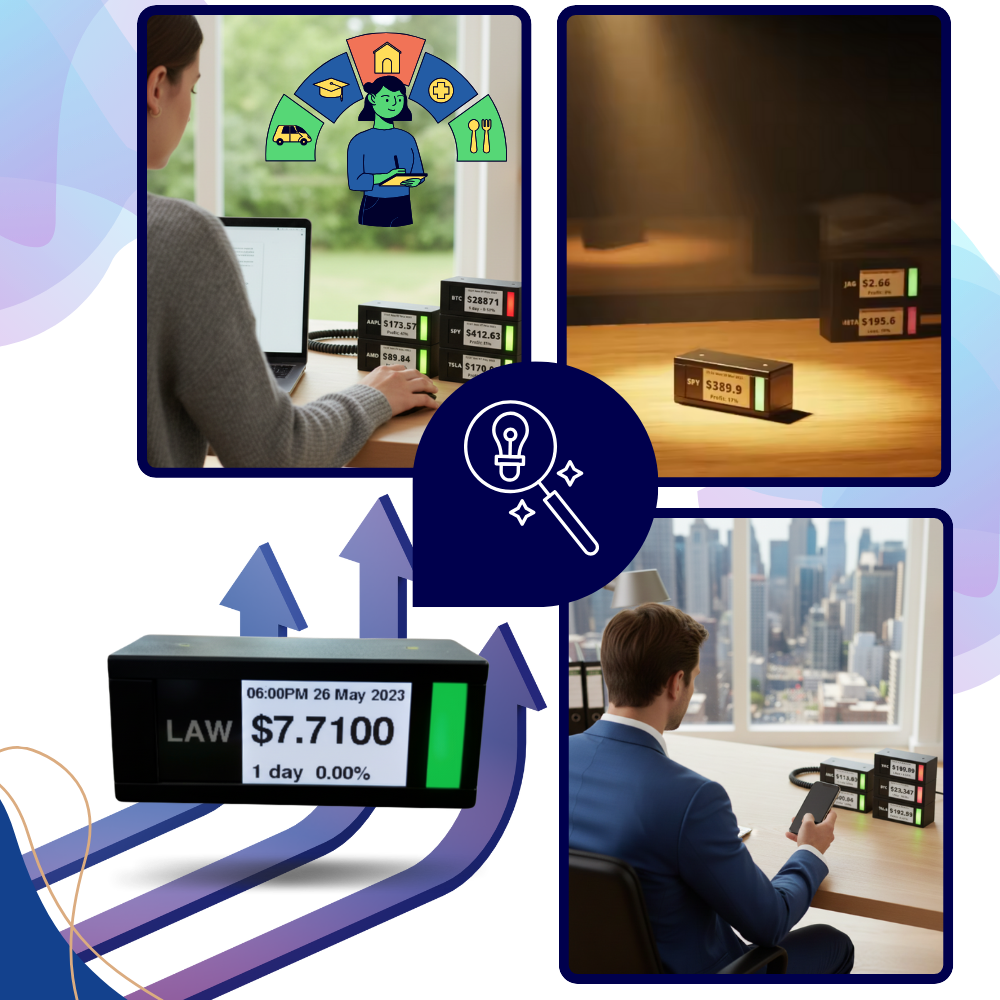 Ticker de criptomonedas apilable - Ozerty