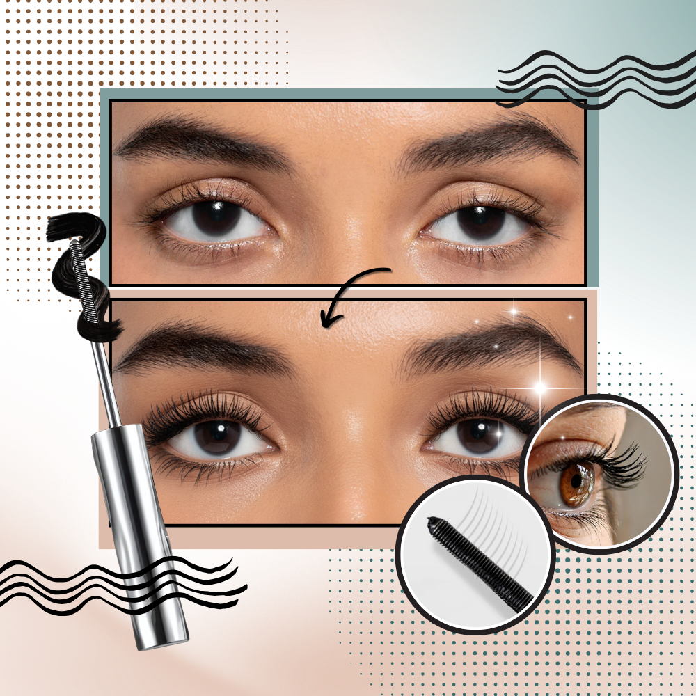 Máscara de pestañas alargadora con cepillo de acero - Ozerty