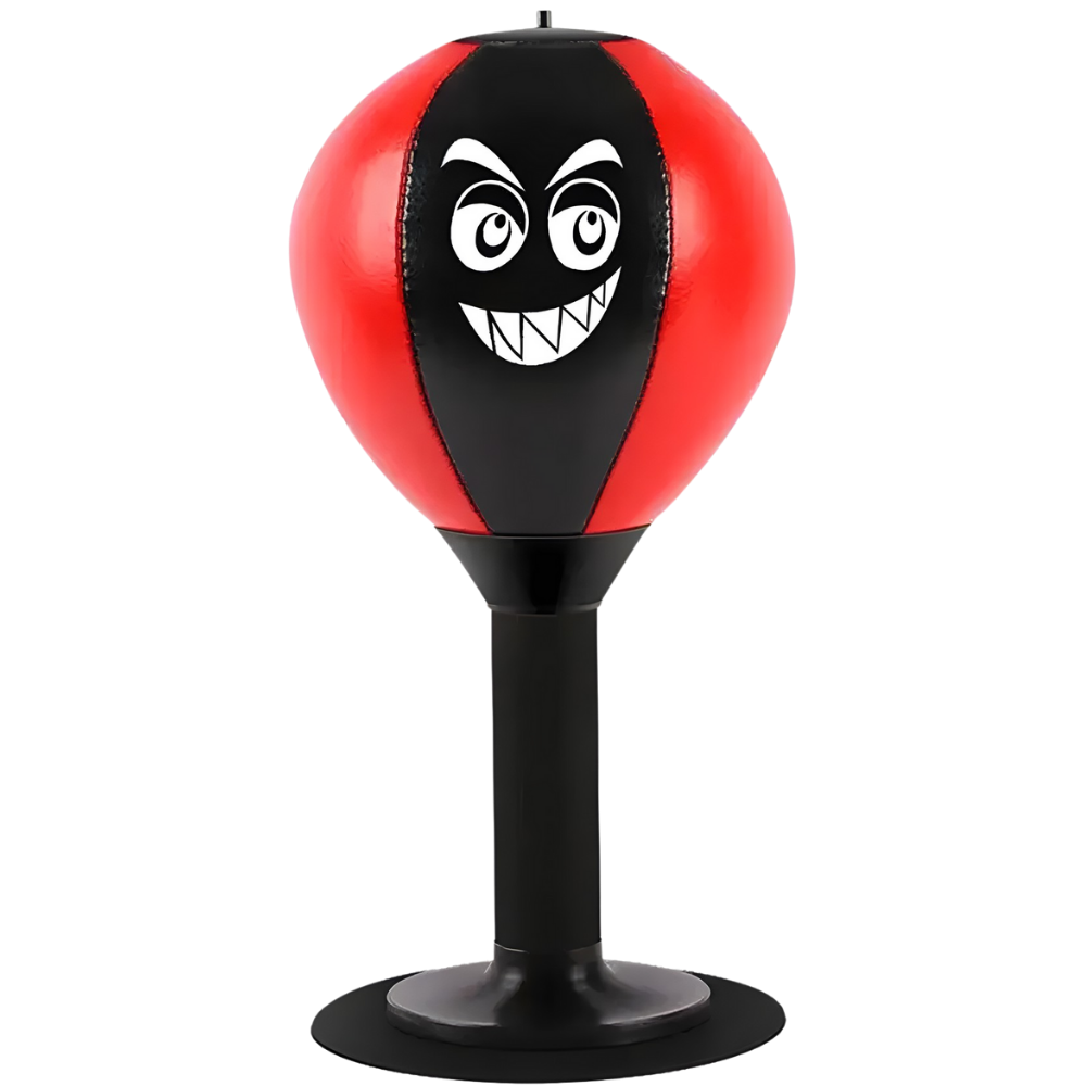 Pelota de boxeo para escritorio para el estrés -Rojo - Ozerty