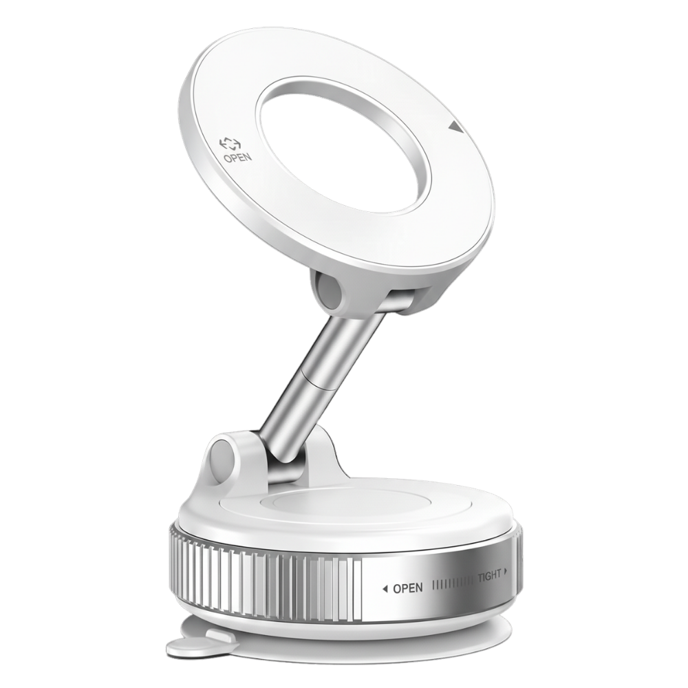 Soporte magnético para teléfono resistente y fiable -Blanco - Ozerty
