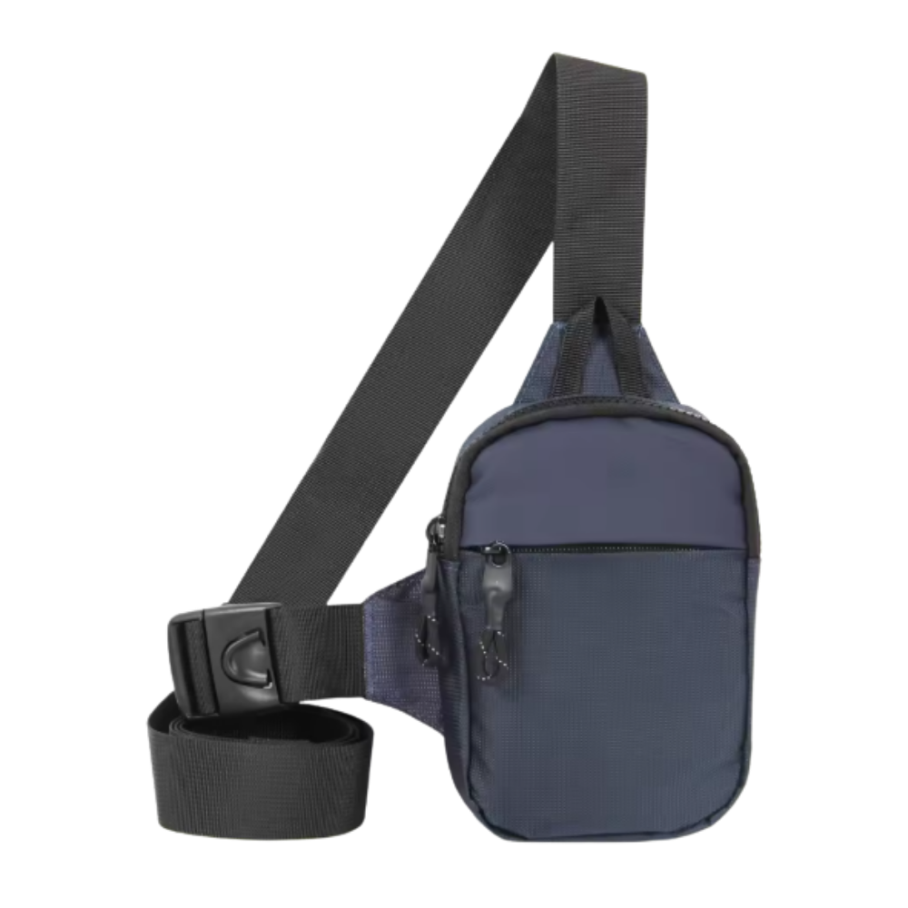 Elegante mini bolso bandolera -Azul - Ozerty