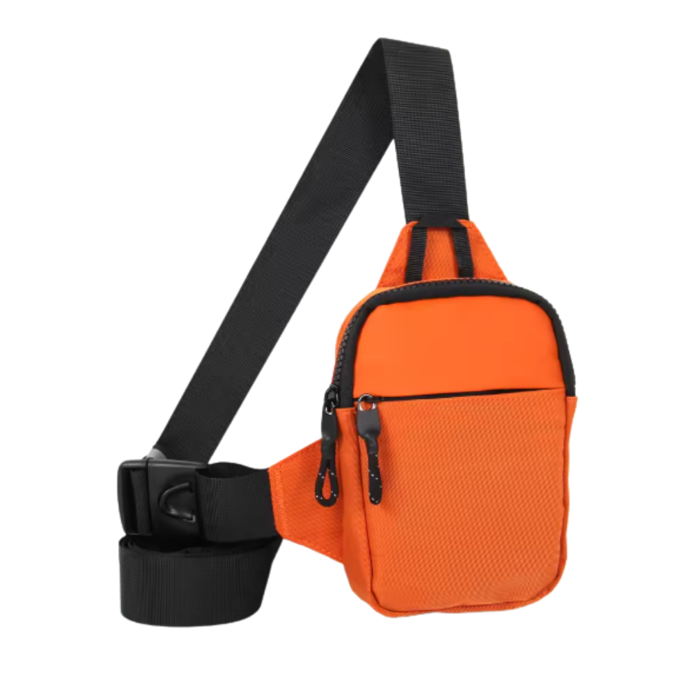 Elegante mini bolso bandolera -Naranja - Ozerty