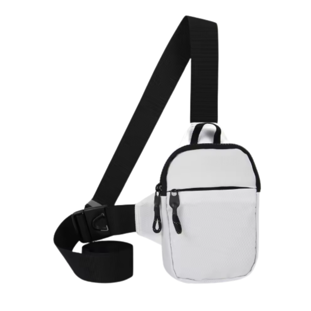 Elegante mini bolso bandolera -Blanco - Ozerty