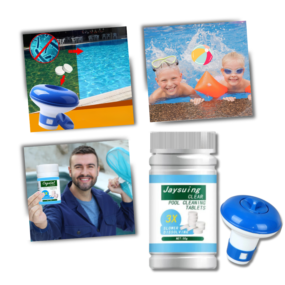 Pastillas de cloro limpiadoras para piscinas

 - Ozerty
