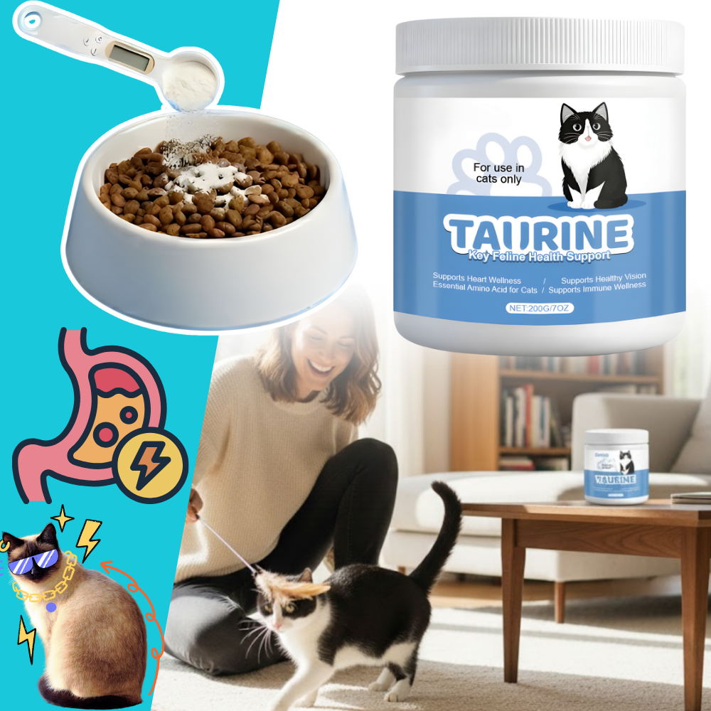 Suplemento para gatos con taurina - Ozerty