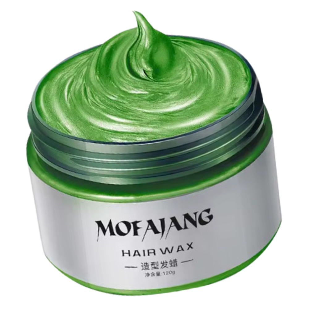 Cera fijadora con tinte temporal -Verde - Ozerty