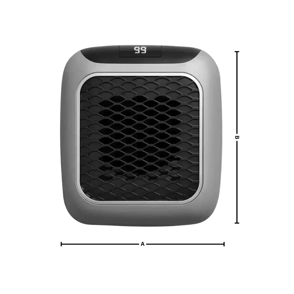 Calentador inteligente ultradelgado para habitaciones - Ozerty