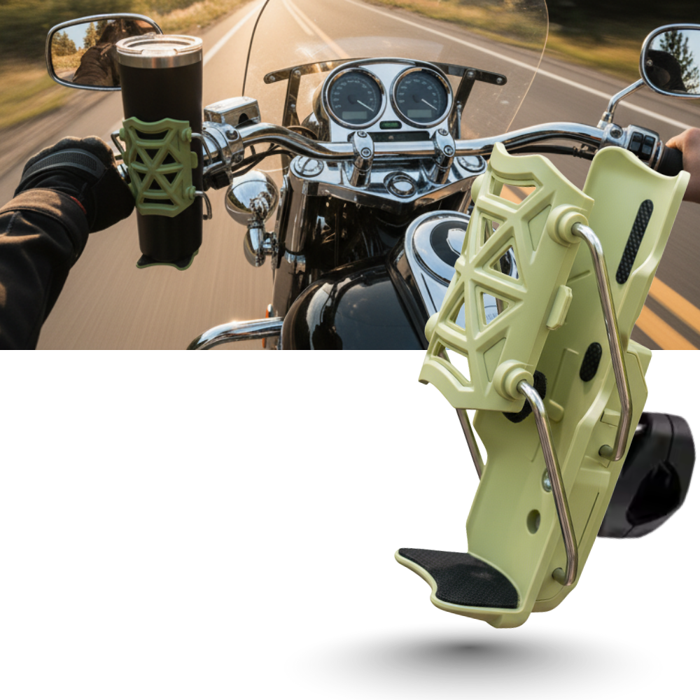 Portavasos universal para manillar de bicicleta - Ozerty