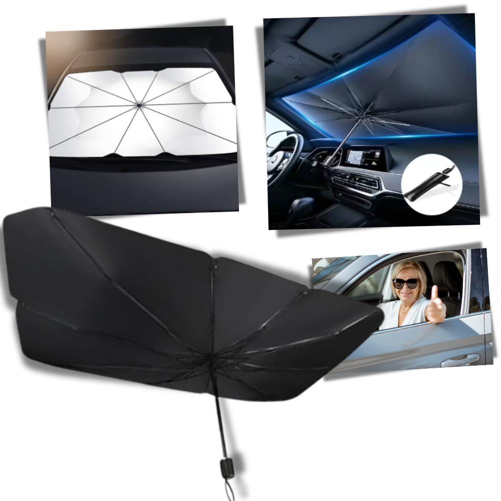 Parasol interior para parabrisas con protección UV

 - Ozerty