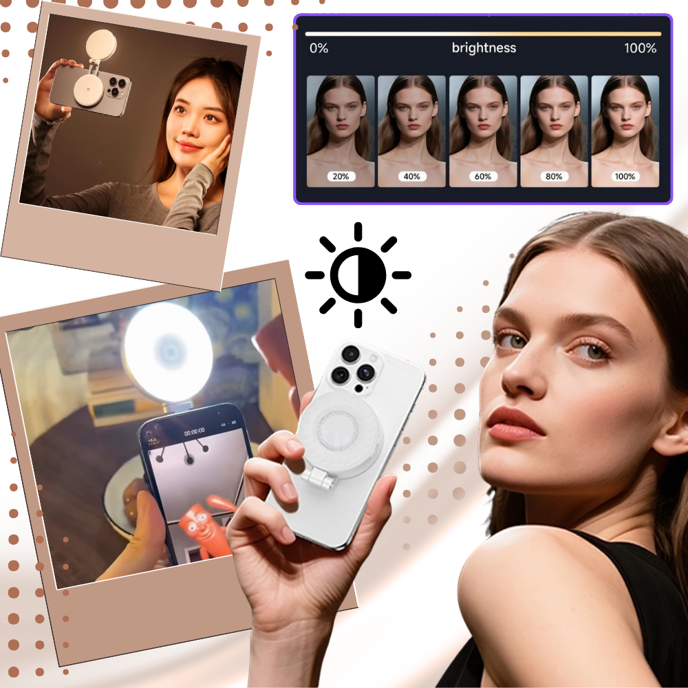 Versátil accesorio multifunción para selfies con el móvil - Ozerty