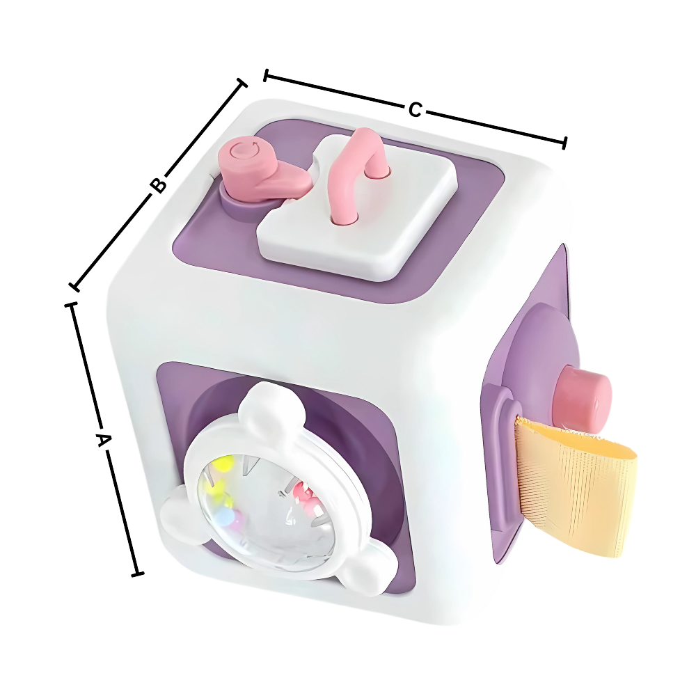 Cubo de juguete sensorial 6 en 1 - Ozerty
