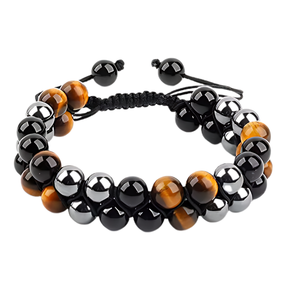 Pulsera de protección resistente al agua -Castaña de ébano - Ozerty