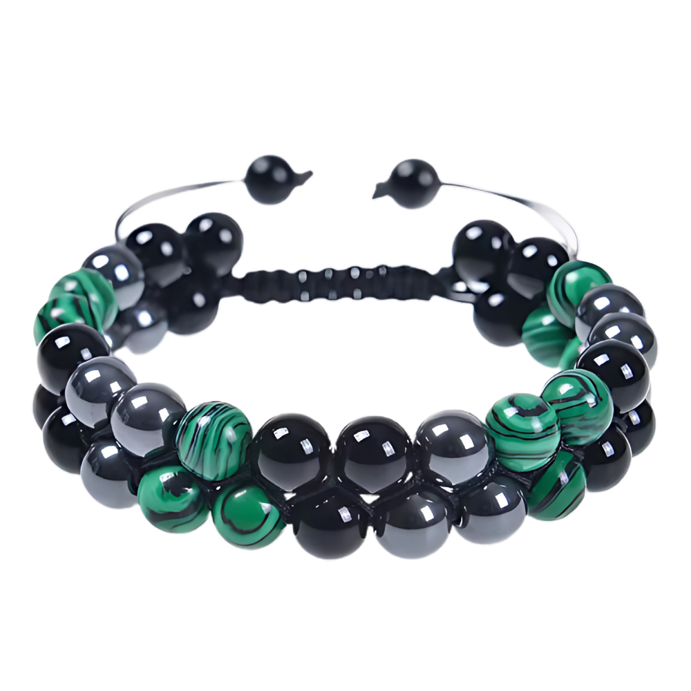 Pulsera de protección resistente al agua -Medianoche esmeralda - Ozerty