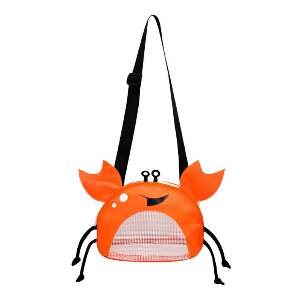 Bolsa infantil de playa impermeable con forma de cangrejo

 -Naranja - Ozerty