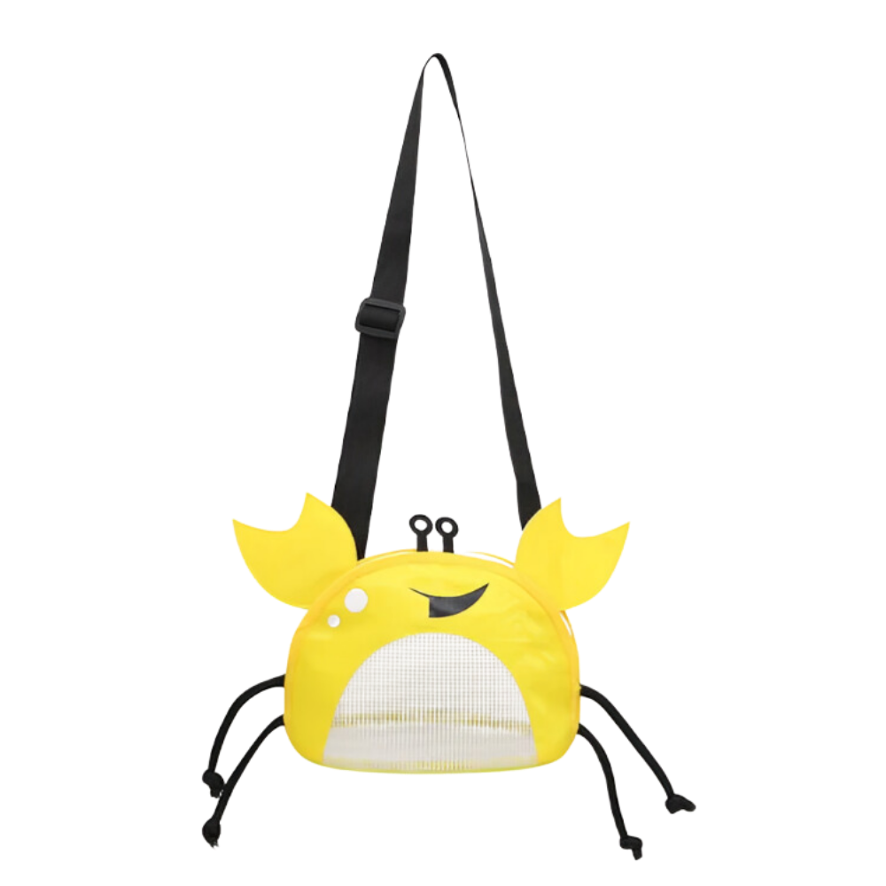 Bolsa infantil de playa impermeable con forma de cangrejo

 -Amarillo - Ozerty