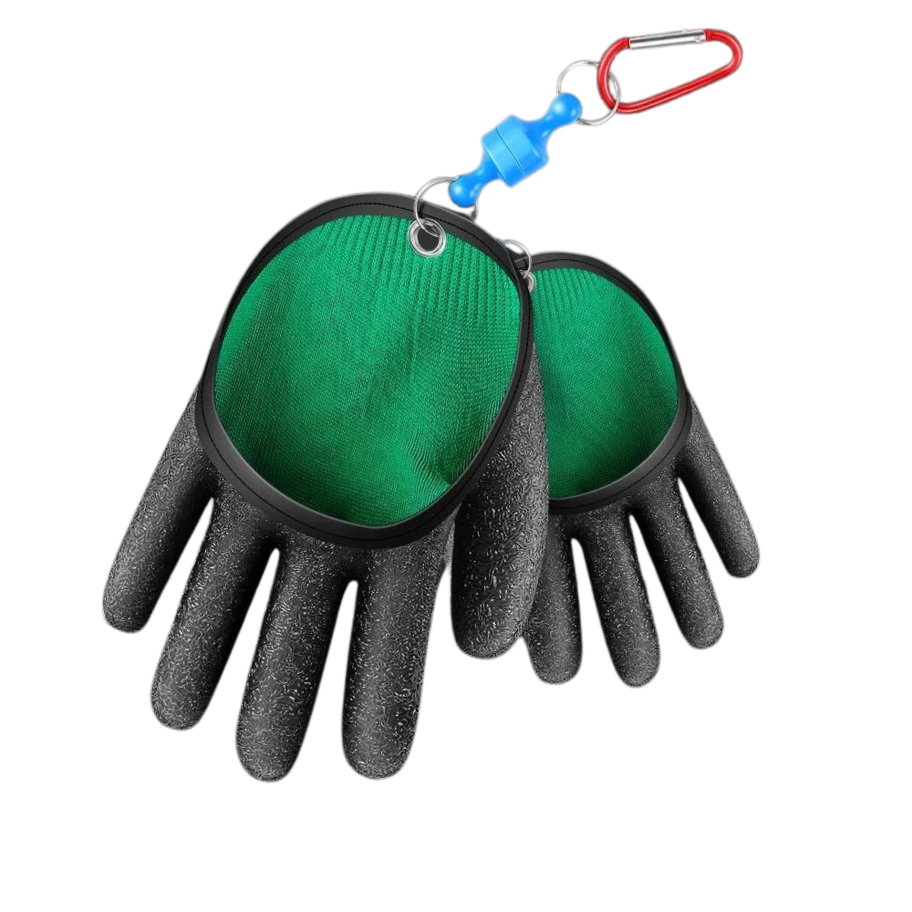 Guantes de pesca duraderos -Negro - Ozerty