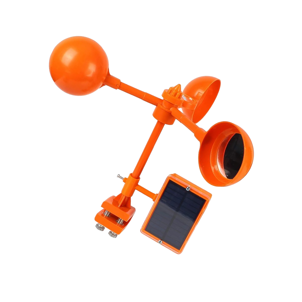 Dispositivo espantapájaros a base de viento -Naranja - Ozerty