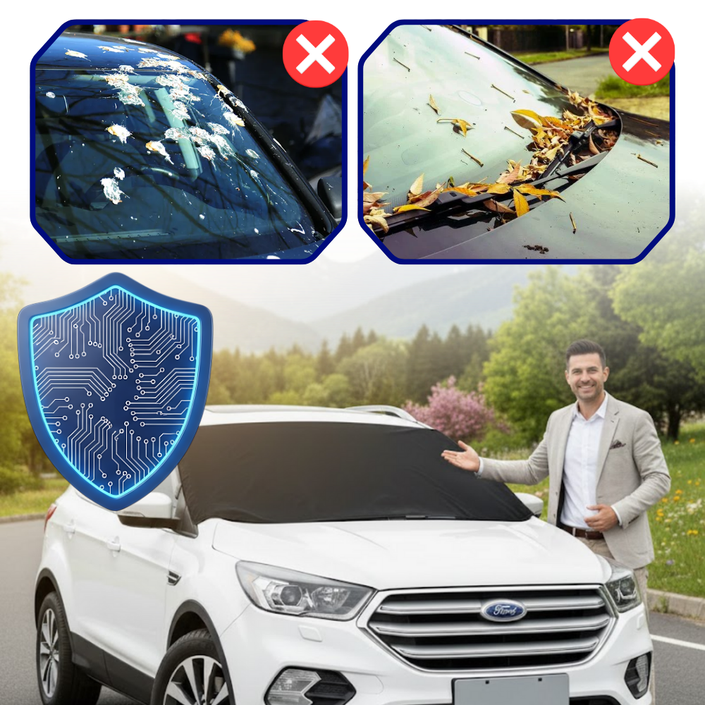 Cubierta magnética para el parabrisas contra la nieve - Ozerty