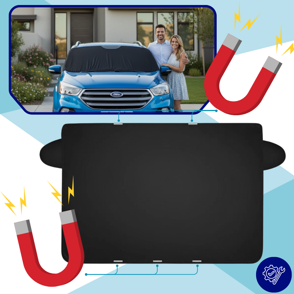 Cubierta magnética para el parabrisas contra la nieve - Ozerty