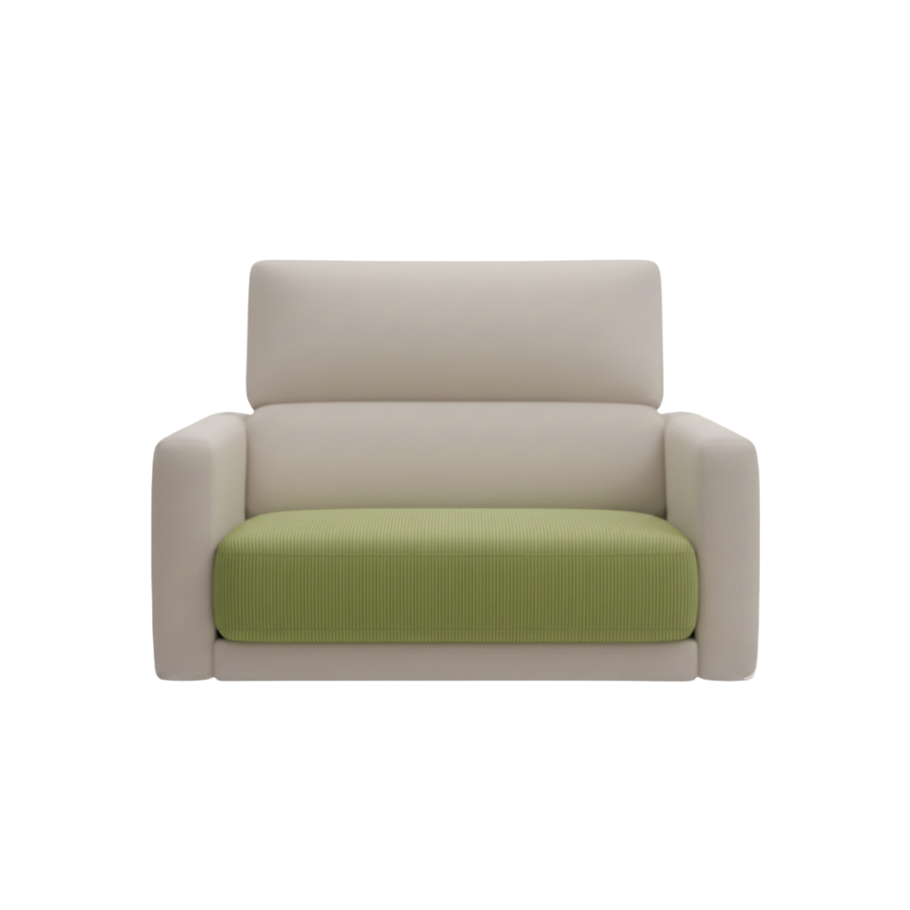 Funda de sofá de pana sin arrugas -Asiento dividido - Ozerty