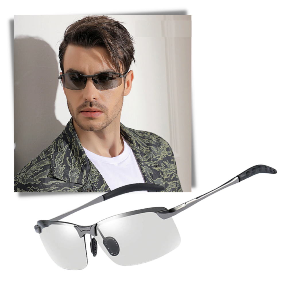 Gafas de sol uv fotocromáticas para hombre - Ozerty