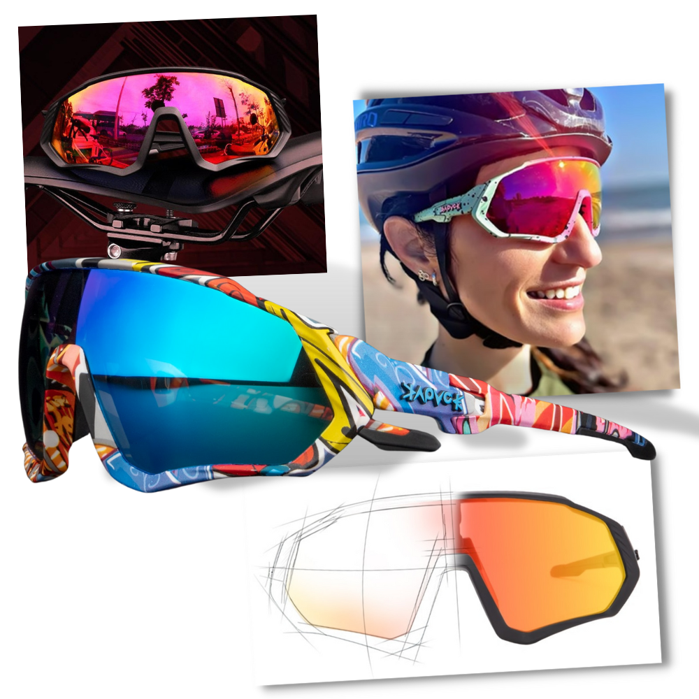 Gafas de sol polarizadas para ciclistas - Ozerty