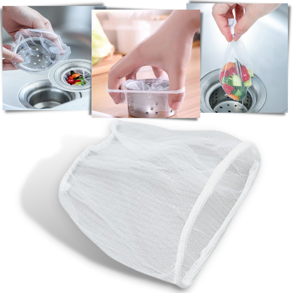 Paquete de malla filtrante para el fregadero de la cocina - Ozerty