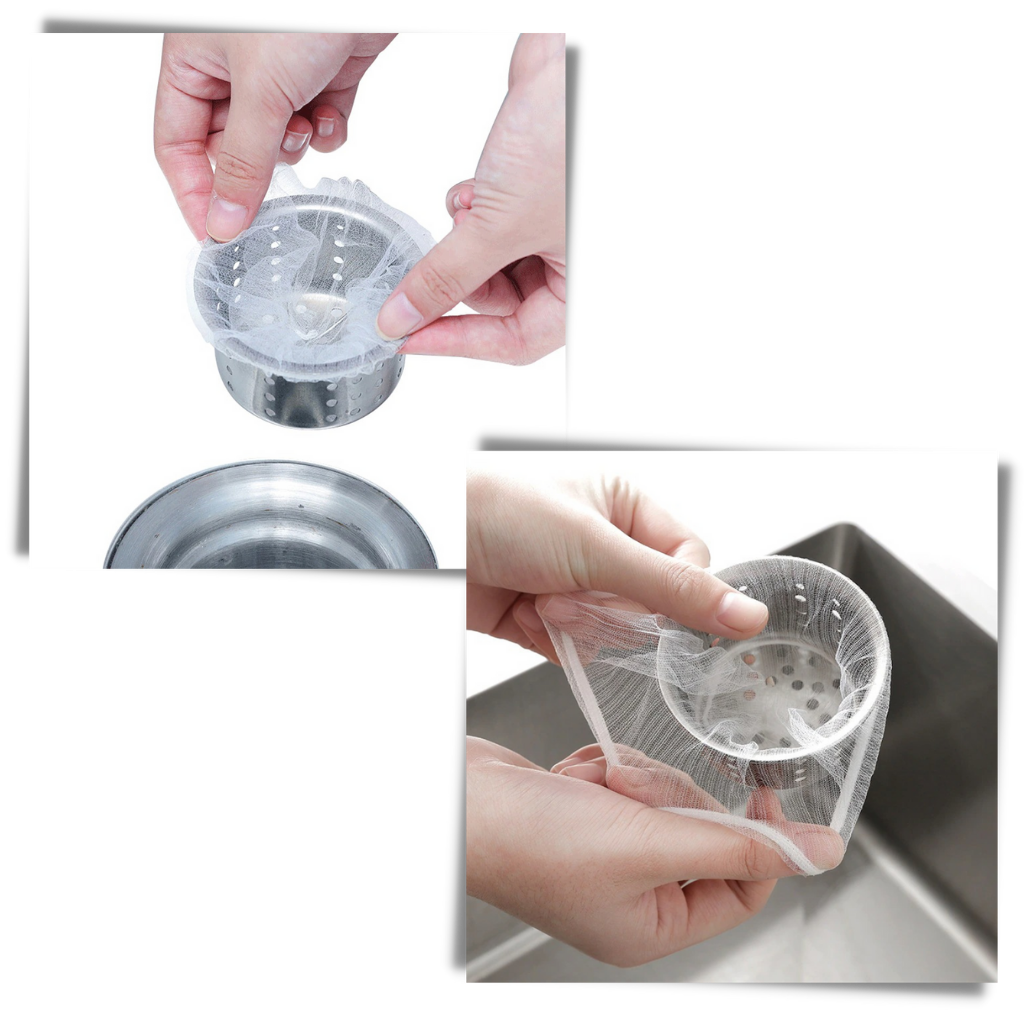 Paquete de malla filtrante para el fregadero de la cocina - Ozerty