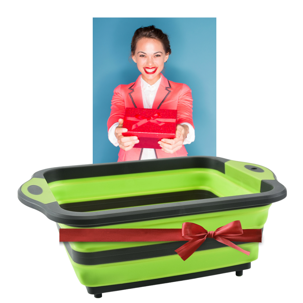 Tabla de cortar plegable con cesta - Ozerty