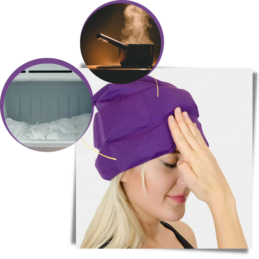 Gorra para aliviar el dolor de cabeza y la migraña - Ozerty